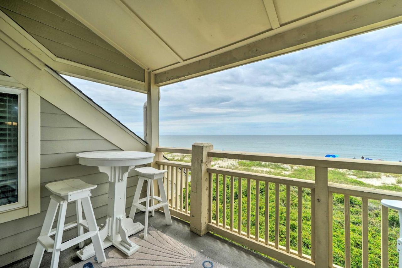 Beachfront Condo With Unobstructed Ocean Views! โอ๊คไอส์แลนด์ ภายนอก รูปภาพ