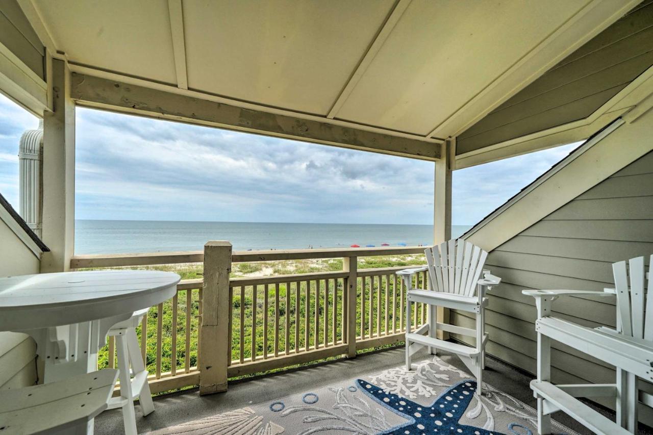 Beachfront Condo With Unobstructed Ocean Views! โอ๊คไอส์แลนด์ ภายนอก รูปภาพ